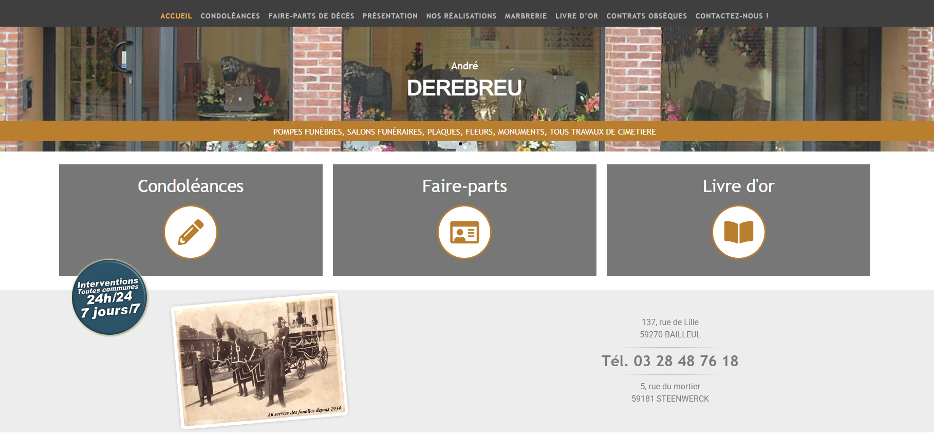 Pompes funèbres Derebreu