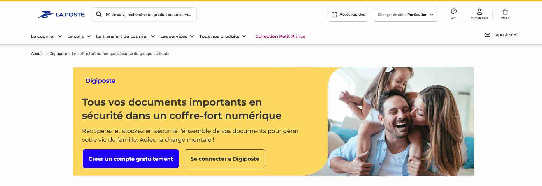 Digiposte coffre fort
