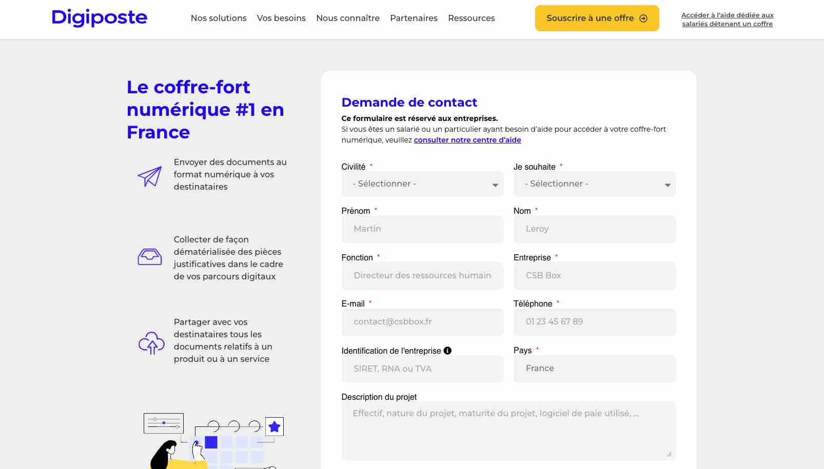 digiposte coffre fort